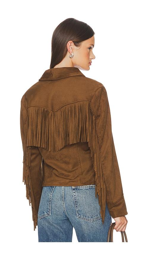 steve madden dallas jacket in brown. - size l (also in xl)
