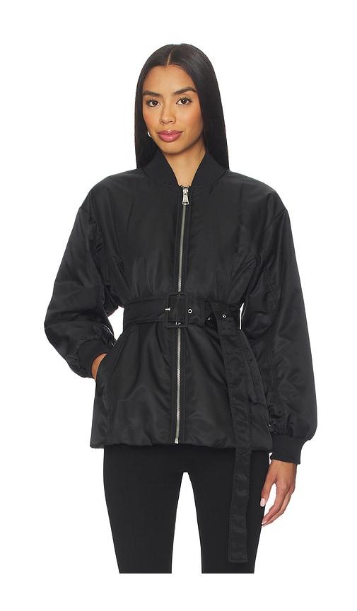 steve madden eryn jacket in black. - size l (also in xs)