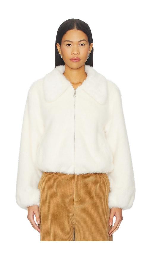 steve madden evanie coat in cream. - size m (also in s, xs)