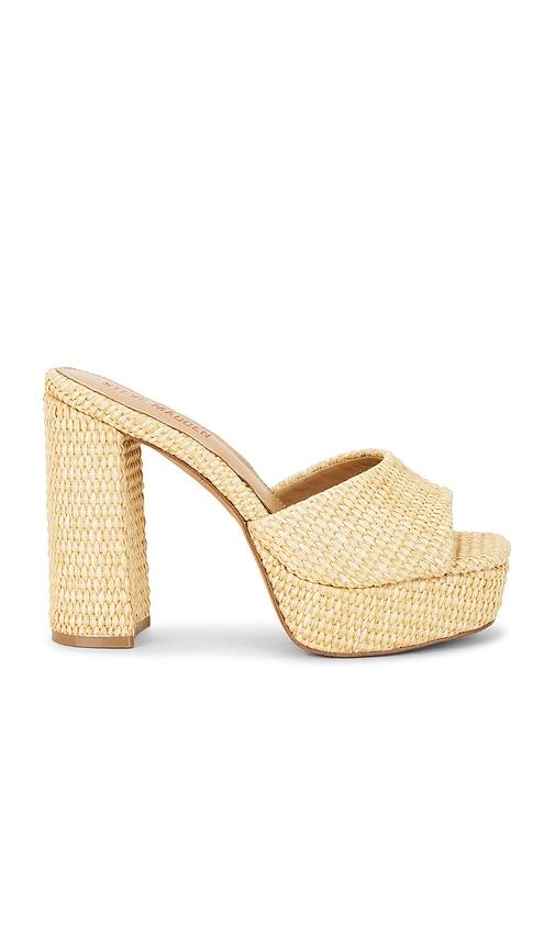 steve madden joel sandal in neutral. - size 10 (also in 9.5)