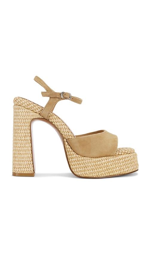 steve madden liandra sandal in taupe. - size 10 (also in 9)