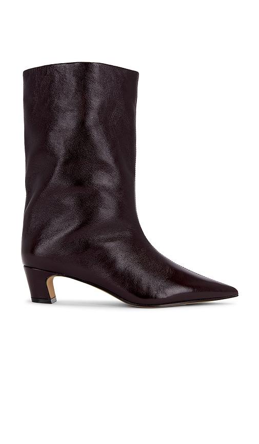 steve madden lytton boot in burgundy. - size 7.5 (also in 9.5)