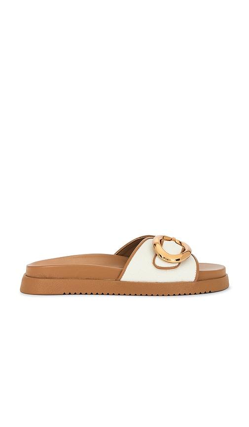 steve madden mandie slides in cream. - size 6 (also in 9.5)