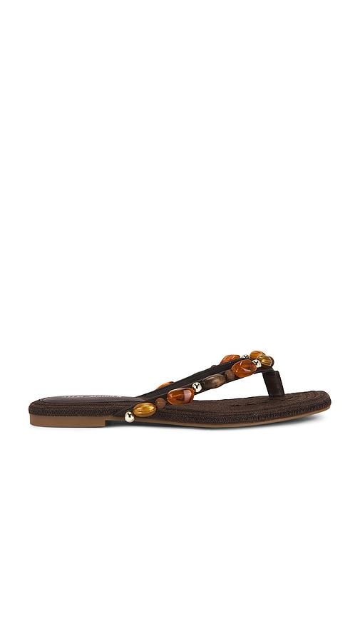 steve madden marble flip flop in brown. - size 7 (also in 7.5)