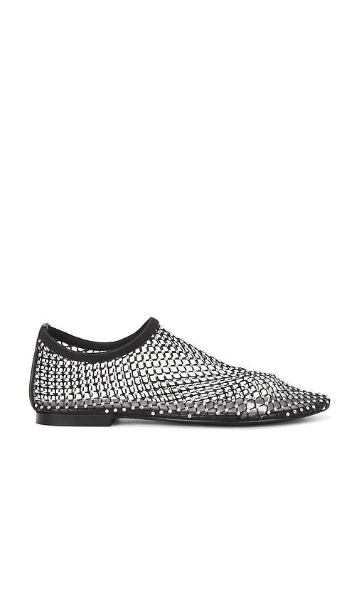 steve madden mino flat in black. - size 6 (also in 6.5, 9.5)