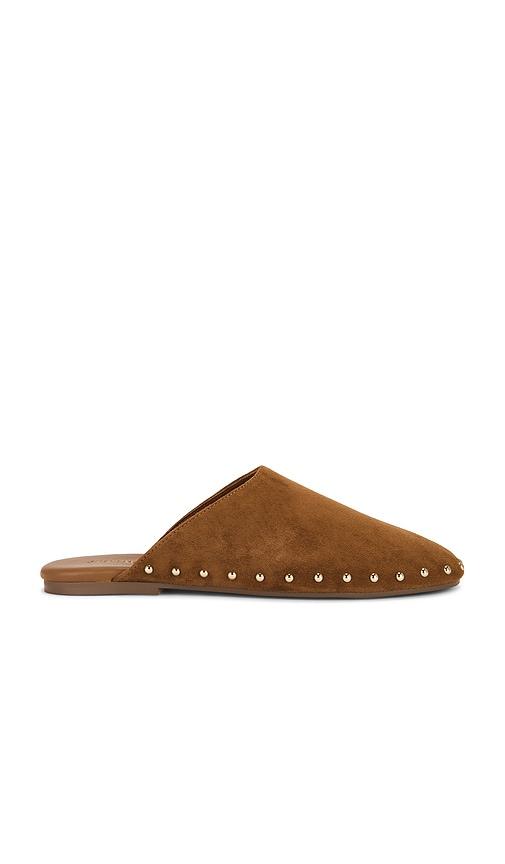 steve madden pearson flat in chestnut suede in cognac. - size 10 (also in 6, 6.5, 7, 7.5, 8, 8.5, 9, 9.5)