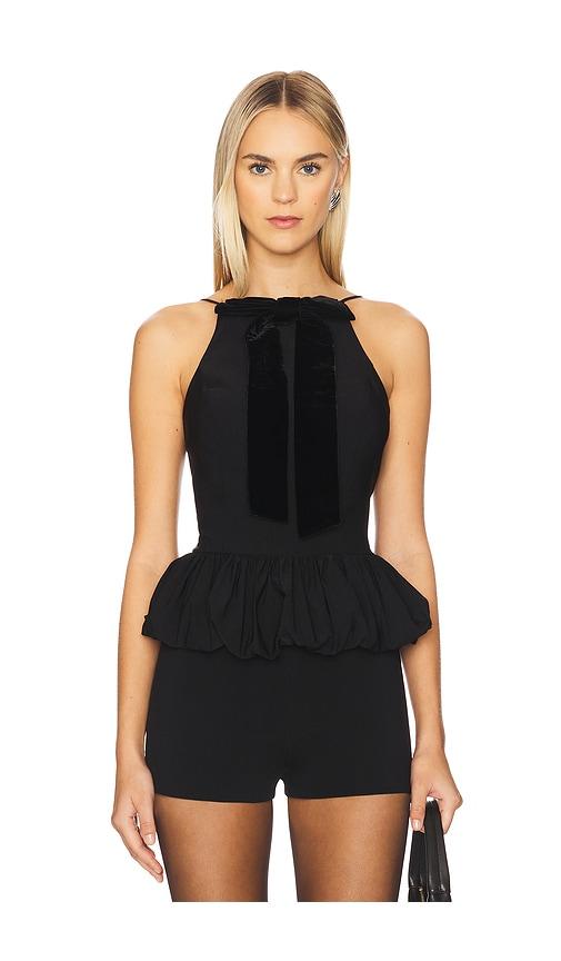 steve madden prim top in black. - size s (also in xs)