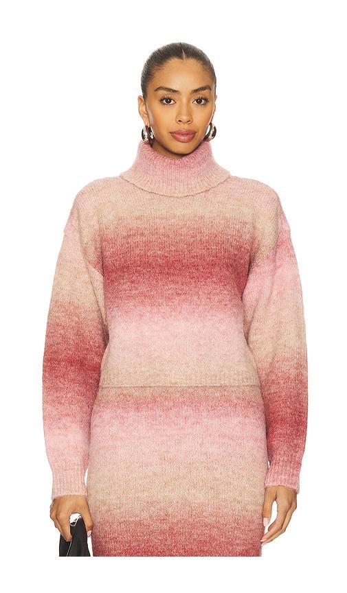 steve madden raegann sweater in pink. - size l (also in s, xs, m)