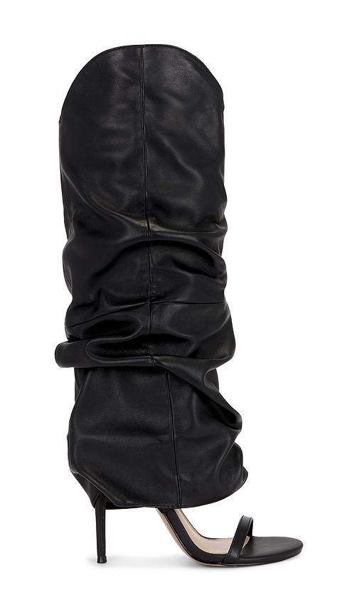 steve madden ravine heeled boot in black. - size 5.5 (also in 6, 6.5, 7)