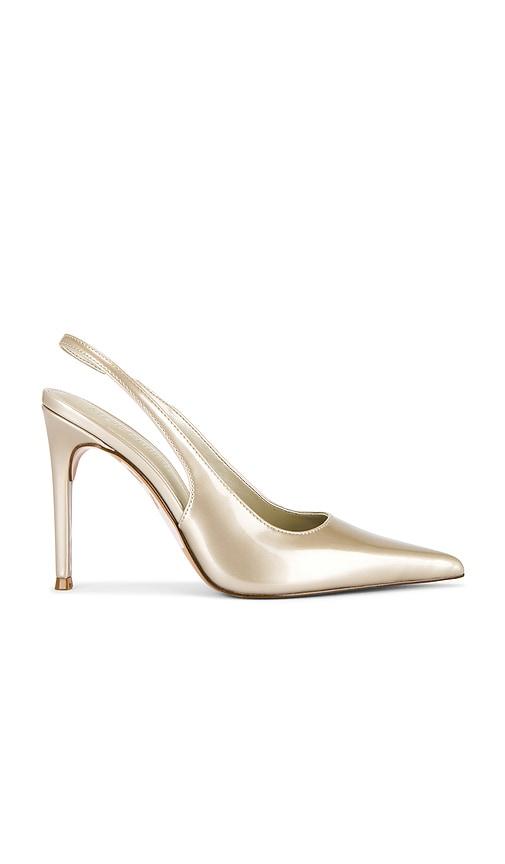 steve madden reyes slingback pump in metallic neutral. - size 10 (also in 8.5, 9.5)