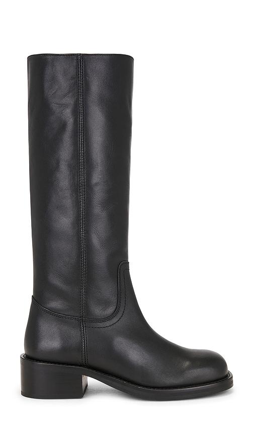 steve madden riggs boot in black. - size 6 (also in 6.5)