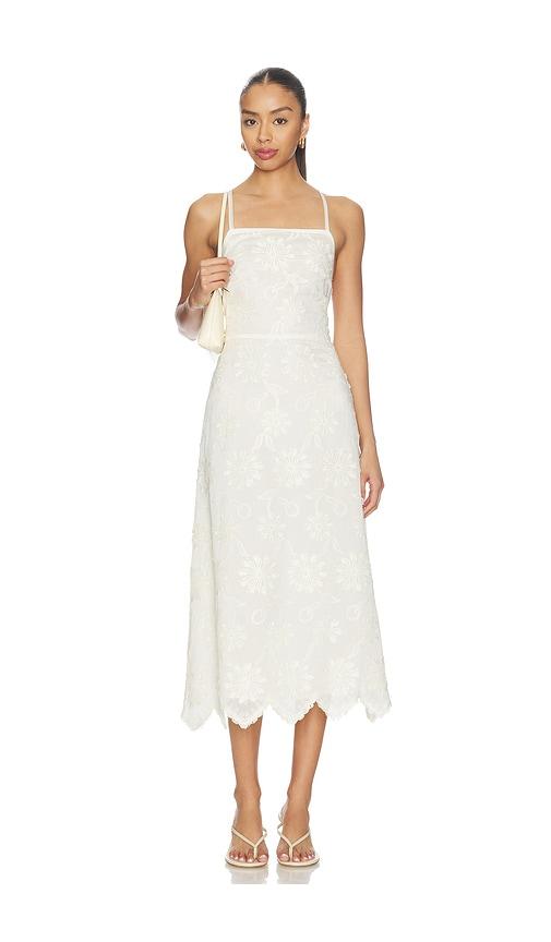 steve madden riyan dress in white. - size l (also in s, xs, m, xl)
