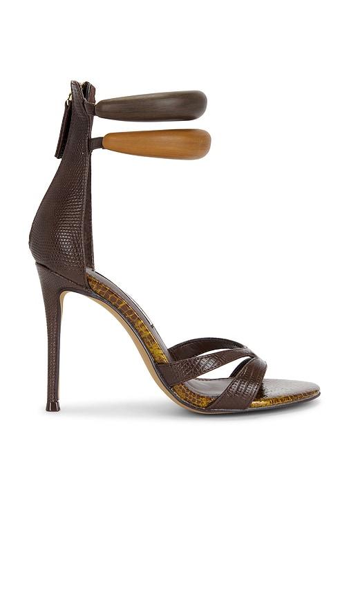 steve madden tigress sandal in brown. - size 6.5 (also in 7.5)