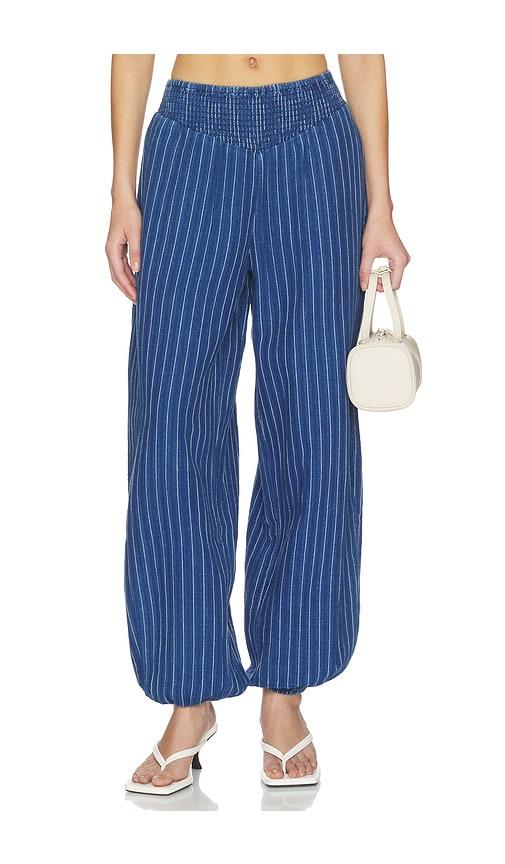 steve madden tillie pant in navy. - size l (also in m)