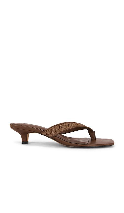 steve madden tracie sandal in brown. - size 6 (also in 6.5)