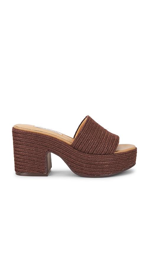 steve madden trippy sandal in brown. - size 8 (also in 8.5, 9)