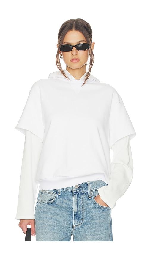 still here 2tee sweatshirt in cream. - size l (also in m)