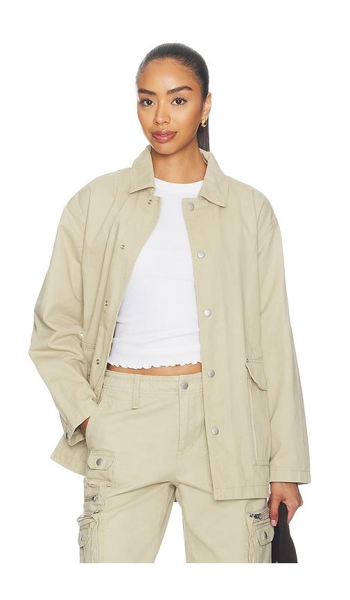 still here barn jacket in green. - size l (also in xs, s, m, xl/1x, xxl/2x)