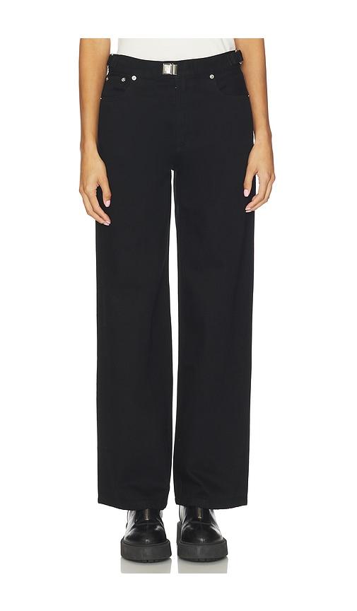 still here buckle wide leg jeans in black. - size 26 (also in 27, 29, 31)