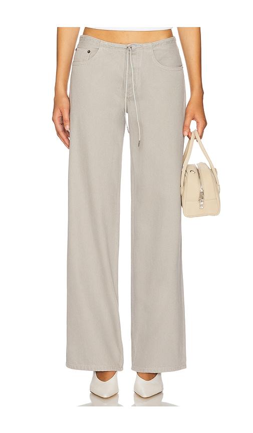 still here cool wide leg jeans in light grey. - size 27 (also in 29)
