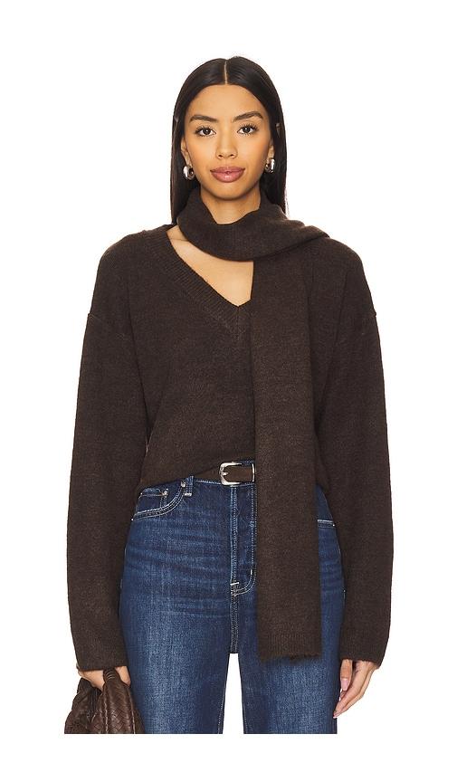 stitches & stripes dax pullover in brown. - size l (also in s, xl)