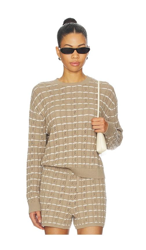 stitches & stripes kiera pullover in beige. - size m (also in s, xs)