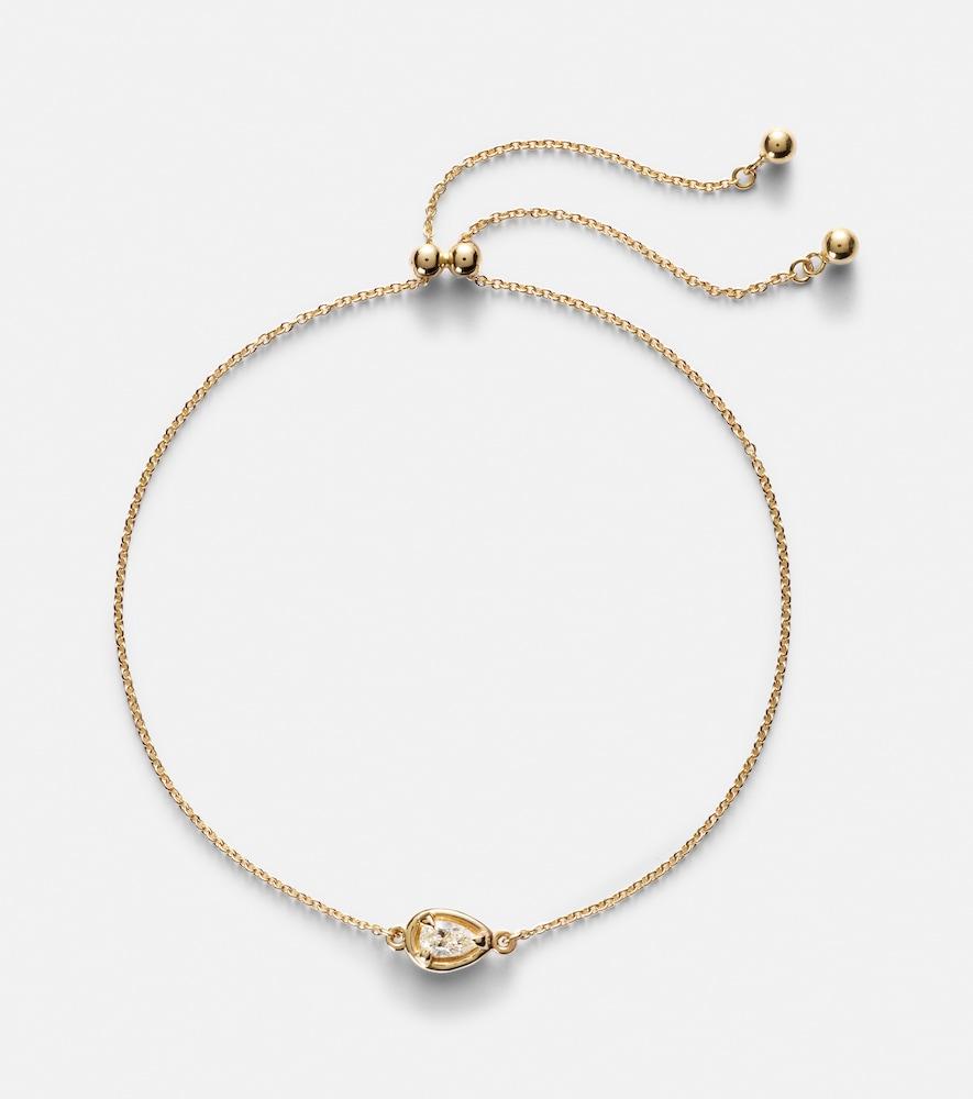 stone and strand birthstone bonbon 14kt gold bracelet with diamond