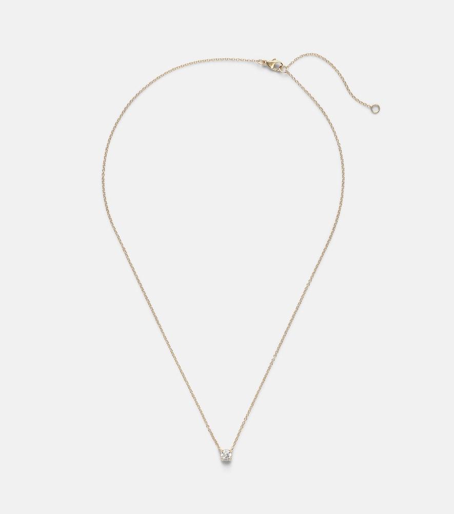 stone and strand essential 14kt gold necklace with diamonds