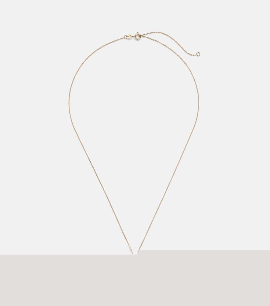 stone and strand kensington 14kt gold necklace with peridot