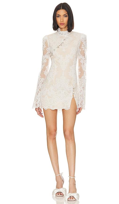 stone cold fox x revolve allure dress in white. - size m (also in xs)