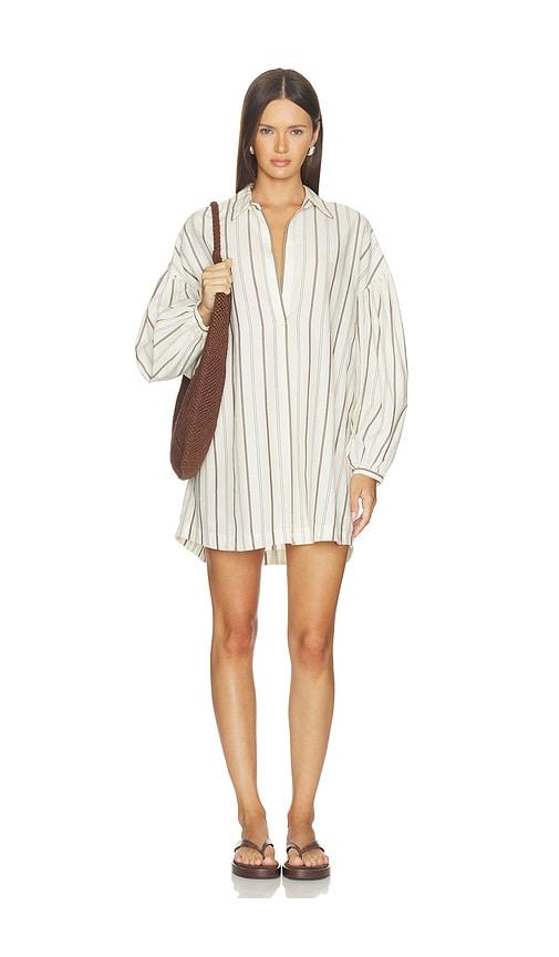 stone cold fox x revolve amelia mini dress in cream. - size l (also in xxs, xs, s, m, xl)