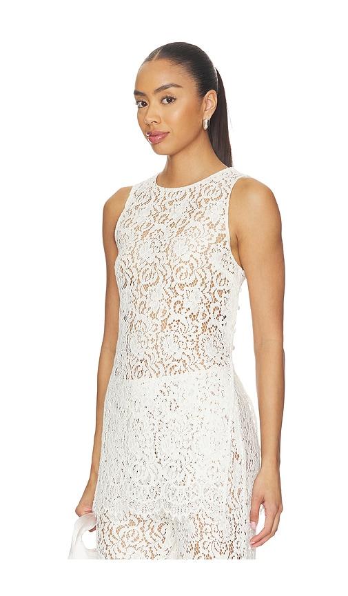 stone cold fox x revolve arlo top in ivory. - size l (also in m, s, xl, xxs)