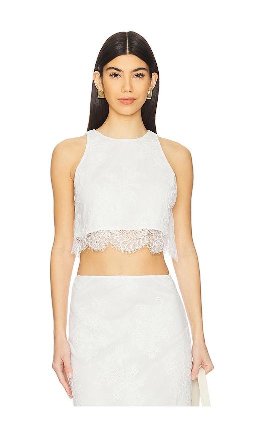 stone cold fox x revolve audrey top in white. - size l (also in m, xl)