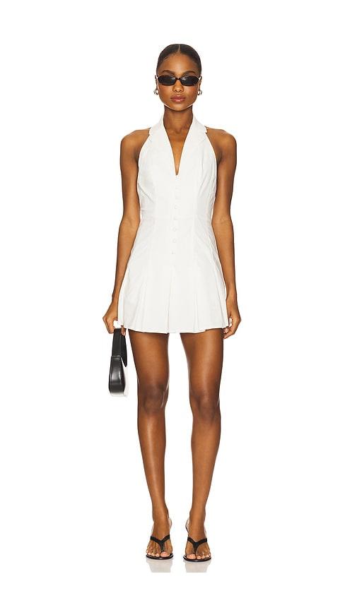 stone cold fox x revolve heather romper in white. - size l (also in m, s, xl, xs)