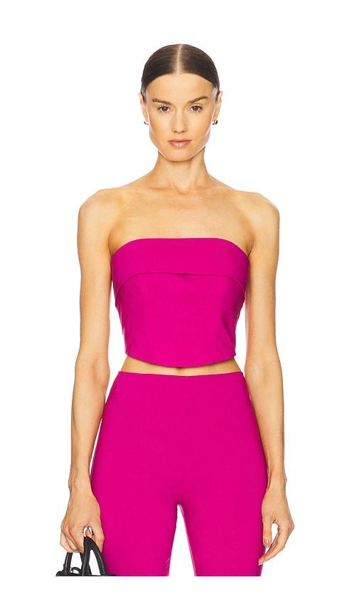 stone cold fox x revolve kai bustier in fuchsia. - size m (also in xxs, xs, s)