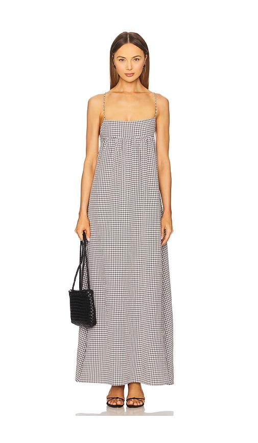 stone cold fox x revolve liz maxi dress in black,white. - size l (also in s, xl)