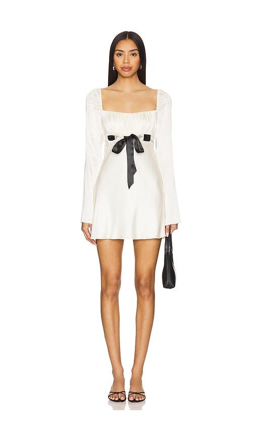 stone cold fox x revolve lucky mini dress in ivory. - size m (also in s, xs)