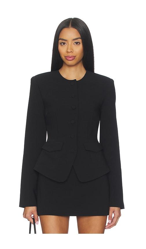 stone cold fox x revolve mandy jacket in black. - size s (also in xl)