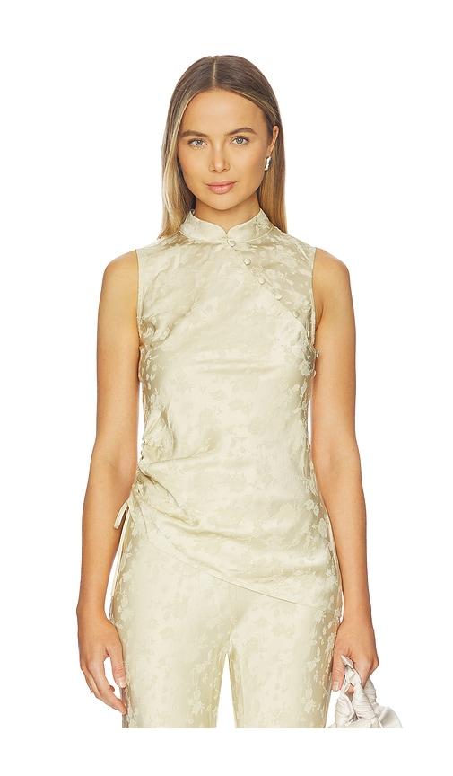 stone cold fox x revolve melfi top in beige. - size m (also in xs, xxs, s, xl)