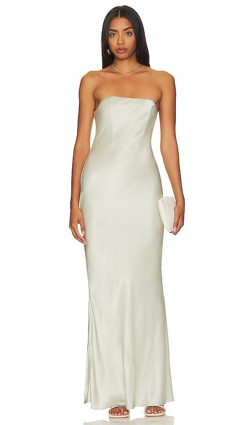 stone cold fox x revolve mikayla gown in mint. - size l (also in xl)