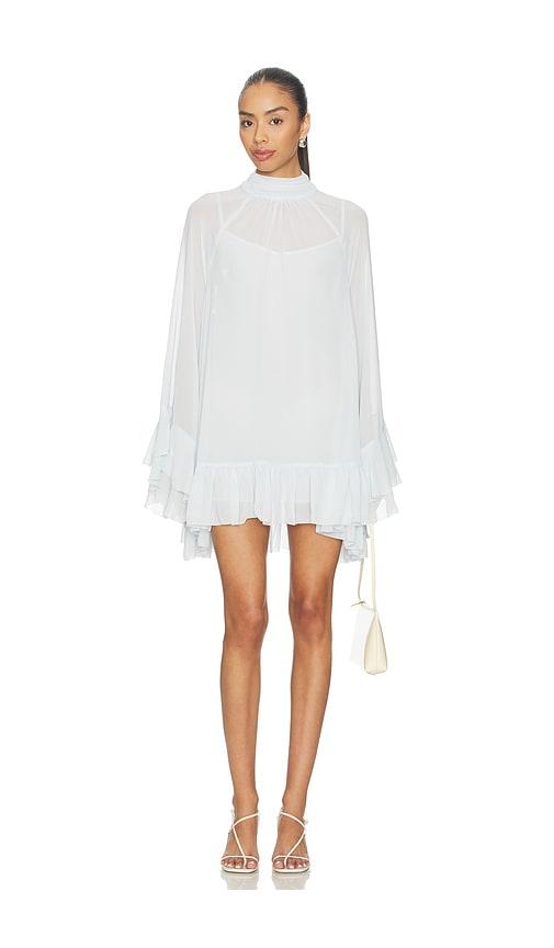 stone cold fox x revolve nelly mini dress in baby blue. - size s (also in xxs)