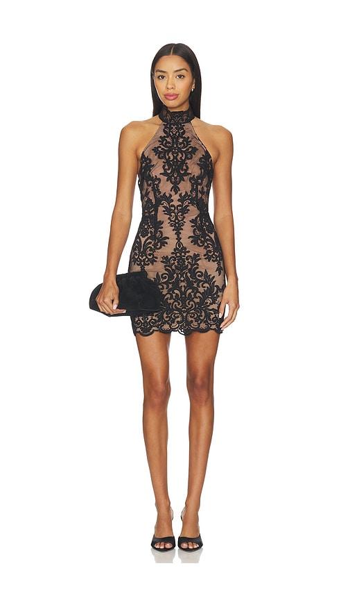 stone cold fox x revolve ollie mini dress in black. - size l (also in xs, s, xl)