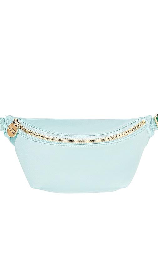 stoney clover lane classic fanny pack in baby blue.