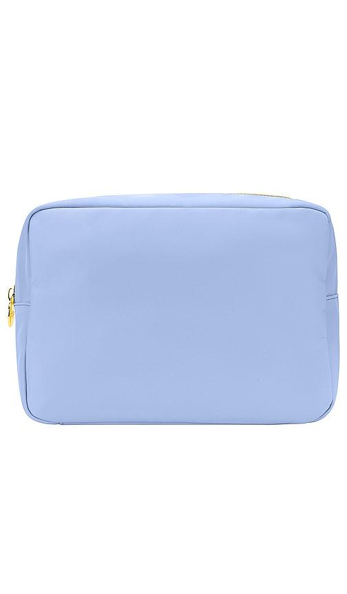 stoney clover lane classic large pouch in periwinkle.