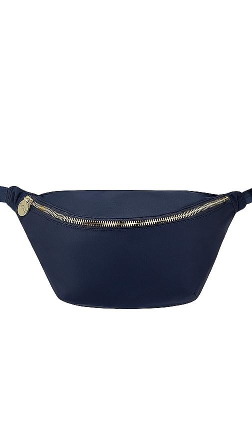 stoney clover lane jumbo fanny pack in navy.