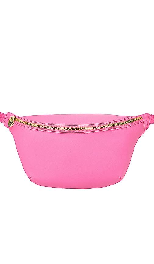 stoney clover lane jumbo fanny pack in pink.