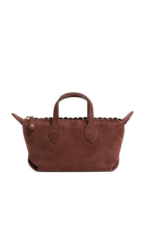 stoney clover lane leather pittsford pouchette crossbody bag in brown.