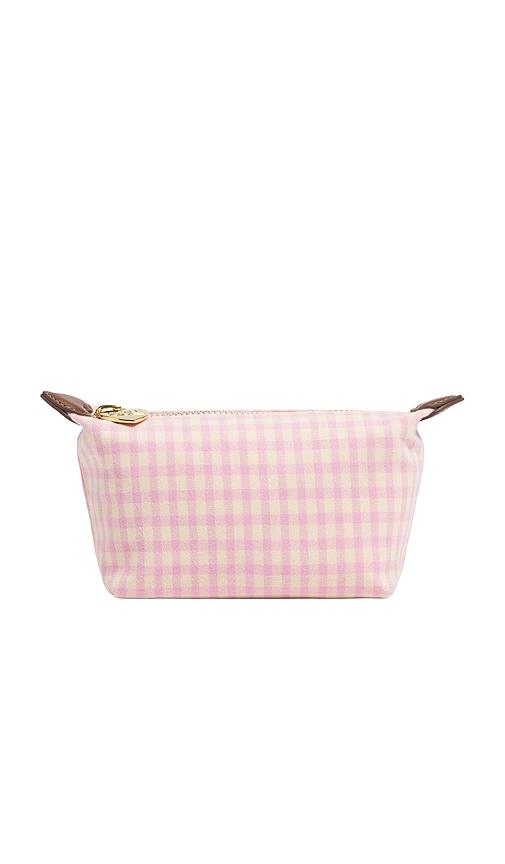 stoney clover lane pouchette in rose gingham.
