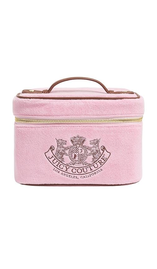 stoney clover lane x juicy couture vanity case in terry.