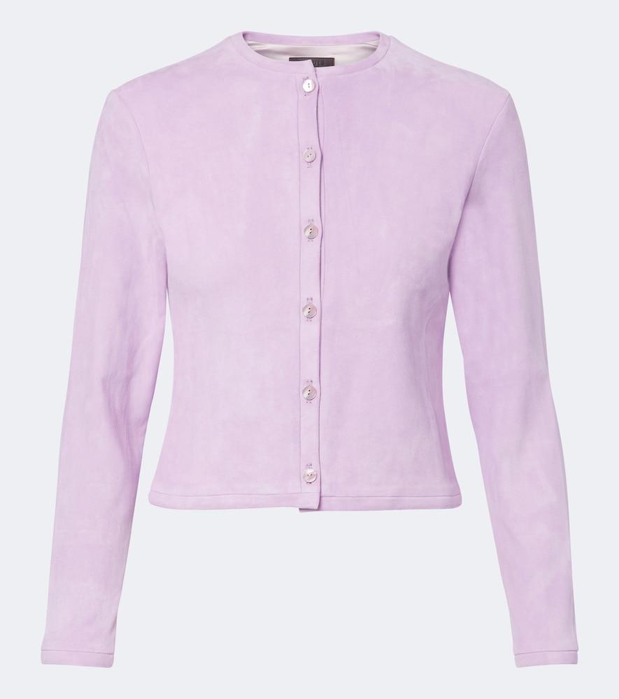 stouls astrid suede cardigan